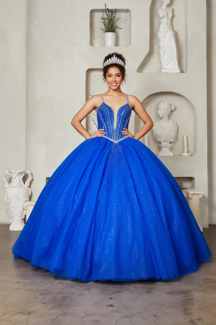 Beaded Sleeveless Ball Gown by Calla SCL-30017