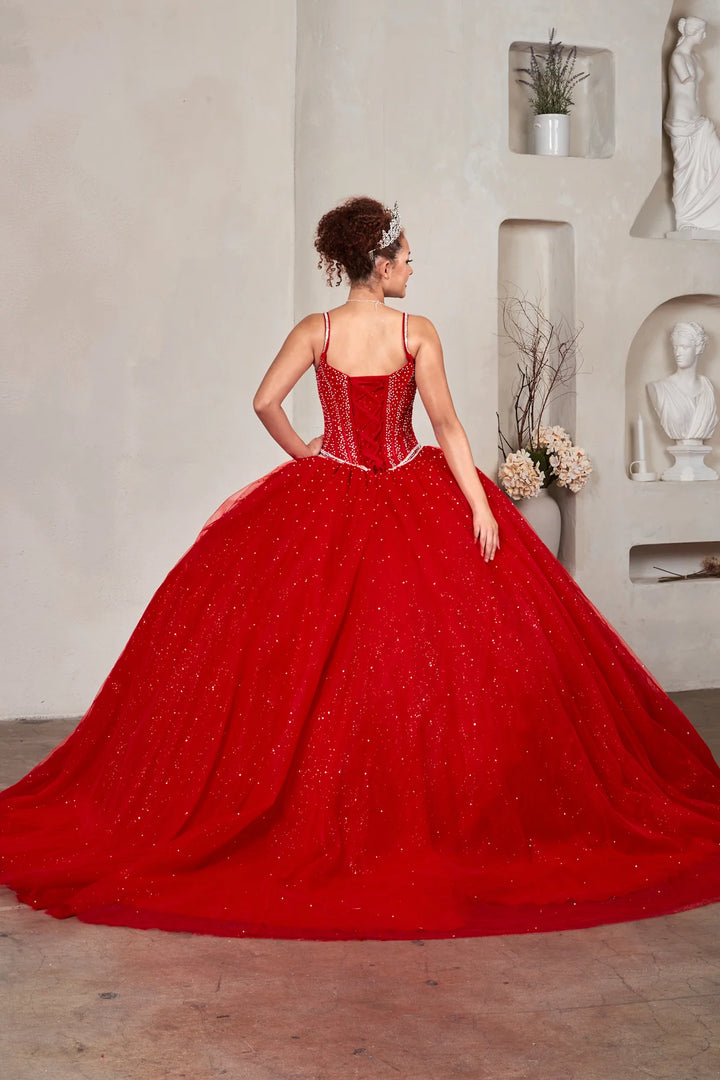 Beaded Sleeveless Ball Gown by Calla SCL-30017