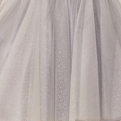 Beaded V-Neck Fringe Gown by Andrea and Leo A1529