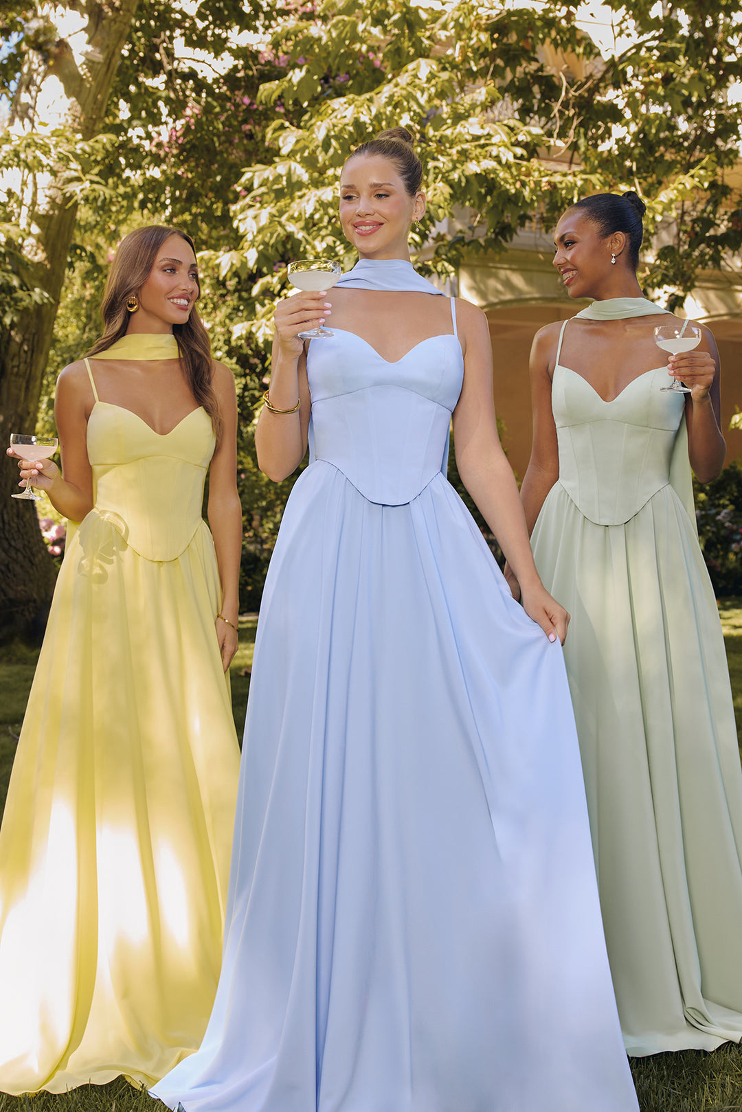 Chiffon Sleeveless A-line Gown by Amoris T711