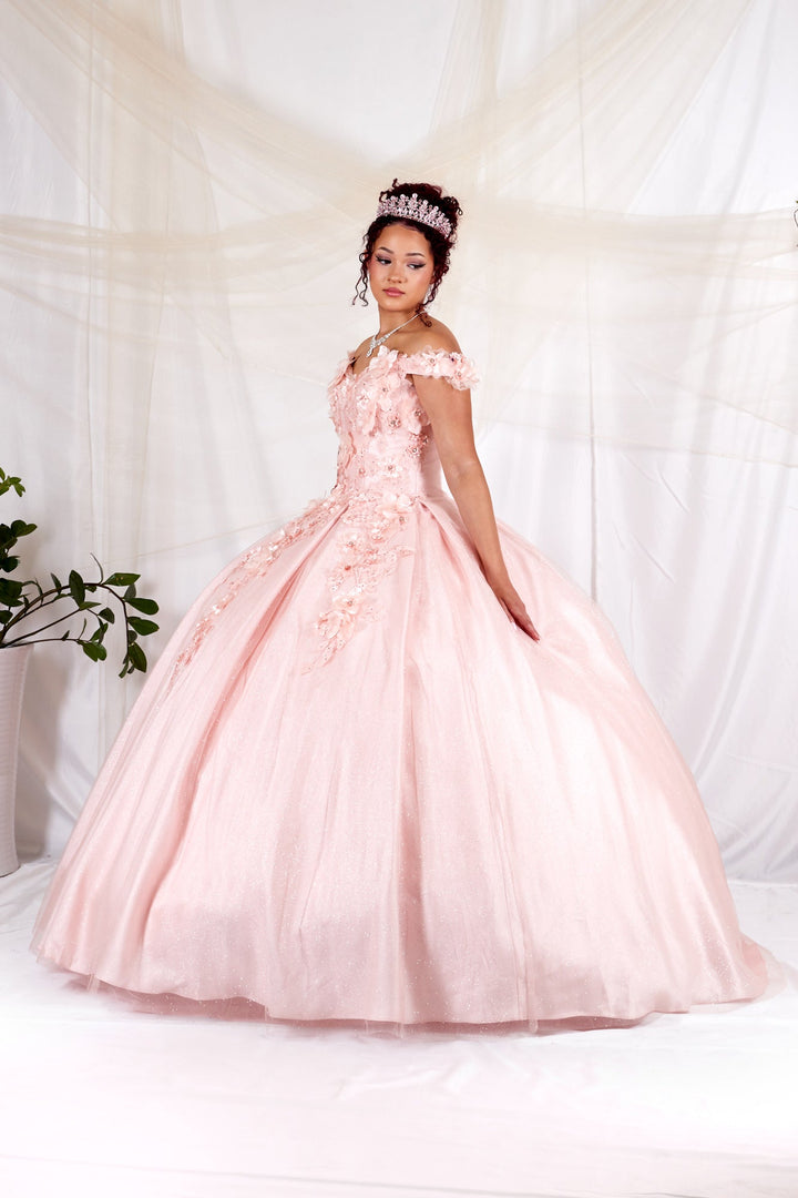 3D Floral Off Shoulder Ball Gown by Calla WB-21551
