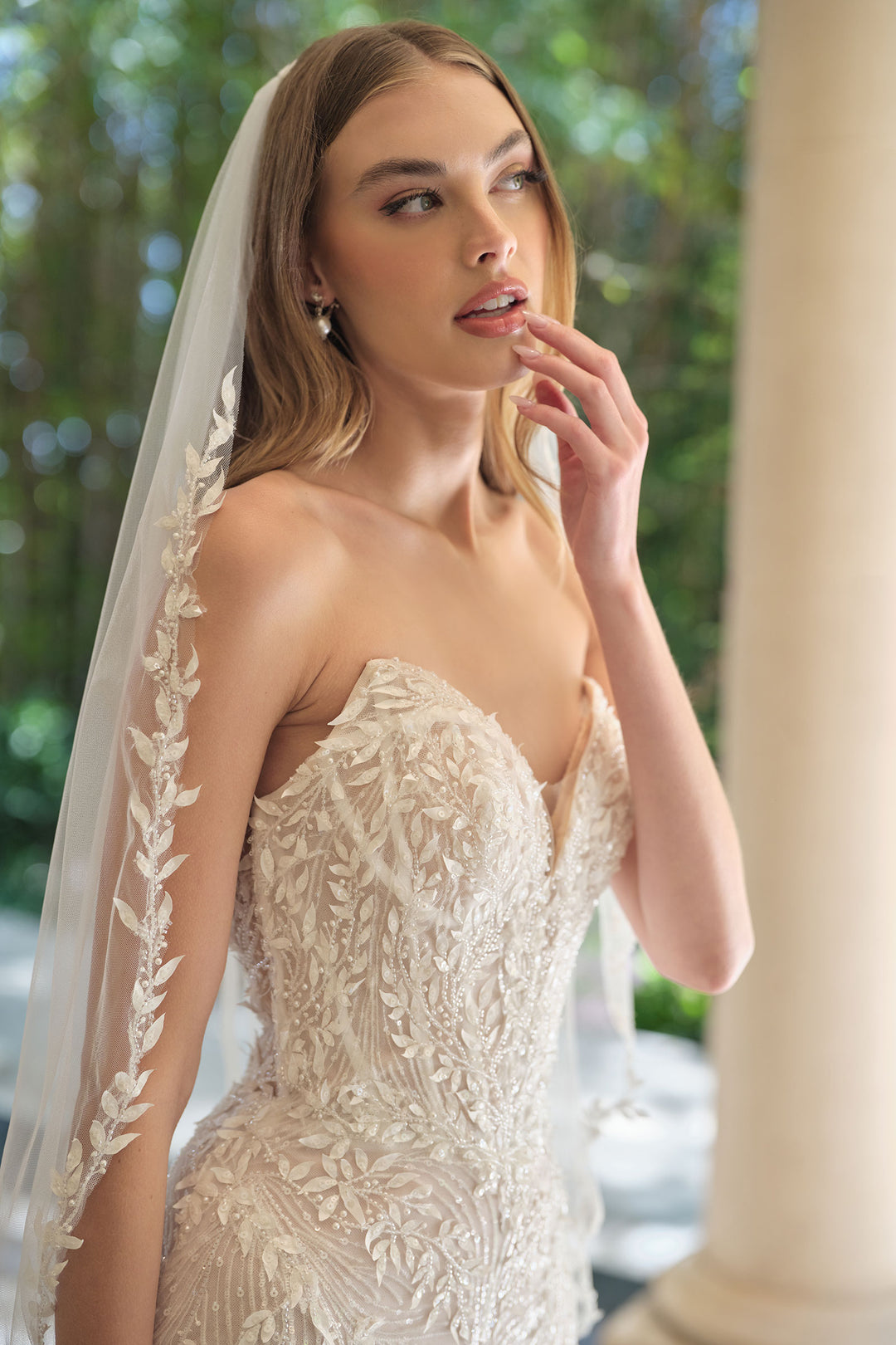Strapless Bridal Mermaid Dress by Ladivine WL060