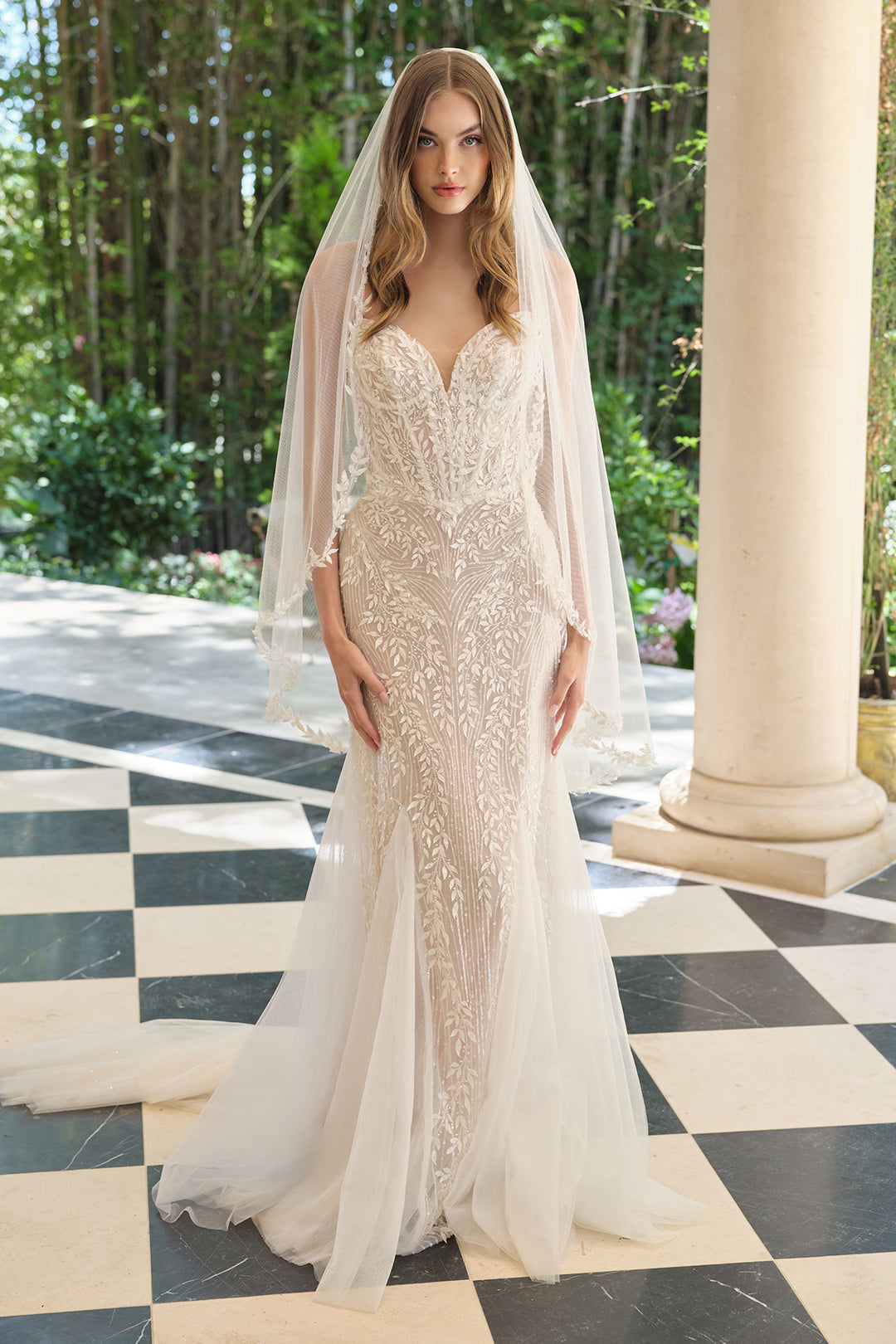 Strapless Bridal Mermaid Dress by Ladivine WL060