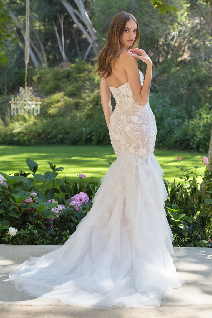 Strapless Bridal Mermaid Dress by Ladivine WL062
