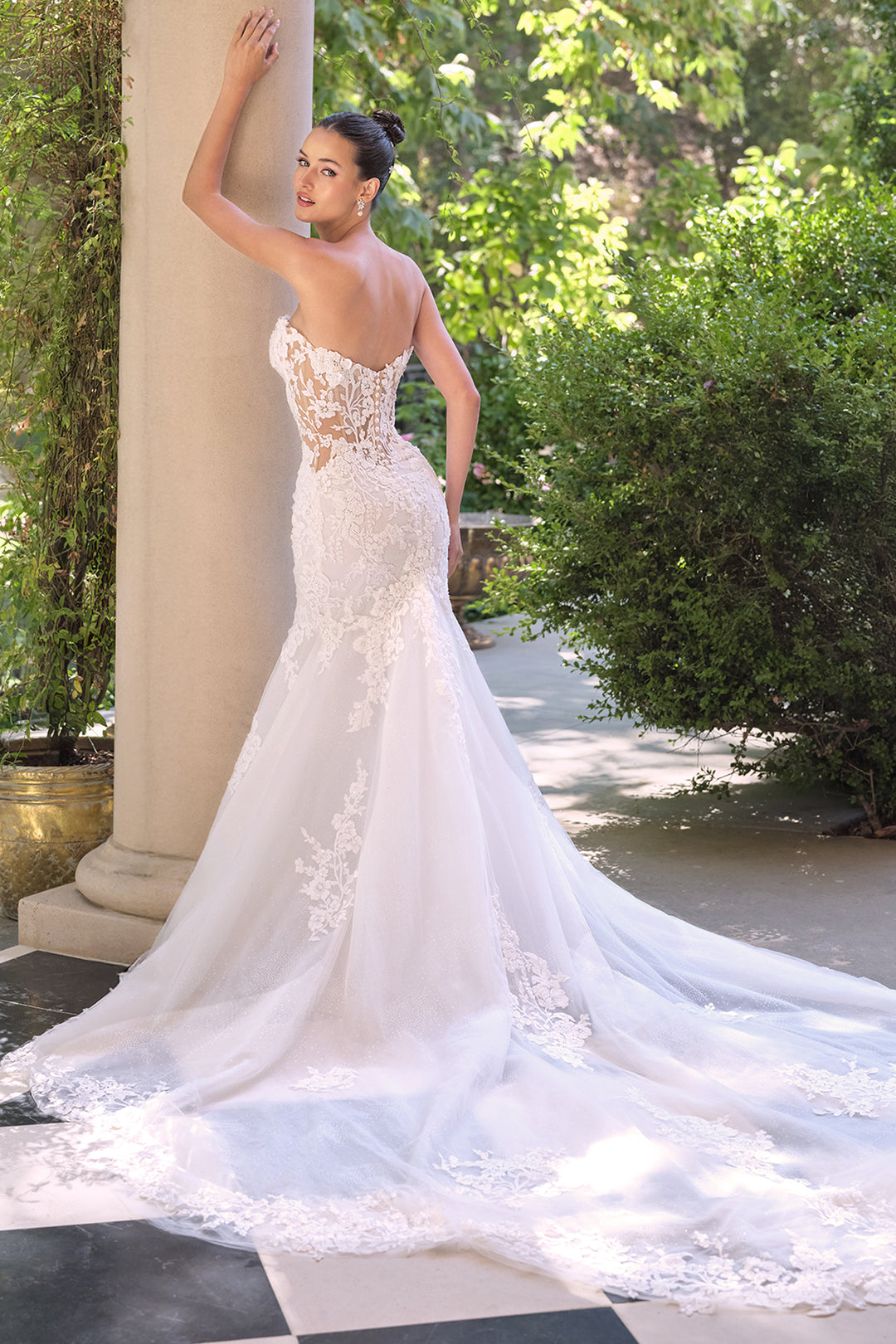 Long Sleeve Bridal Mermaid Dress by Ladivine WL065