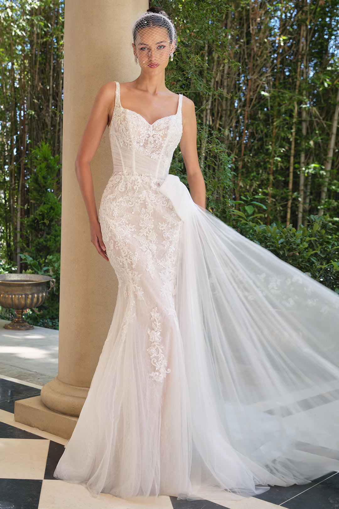 Sleeveless Bridal Mermaid Dress by Ladivine WL068