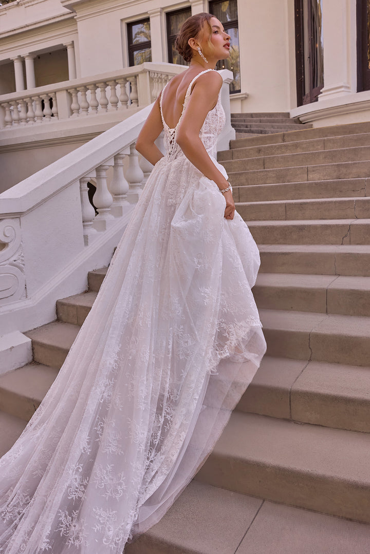 Lace Sleeveless Bridal Gown by Ladivine WL073