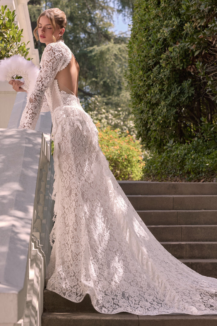 Strapless Bolero Bridal Mermaid Dress by Ladivine WL074
