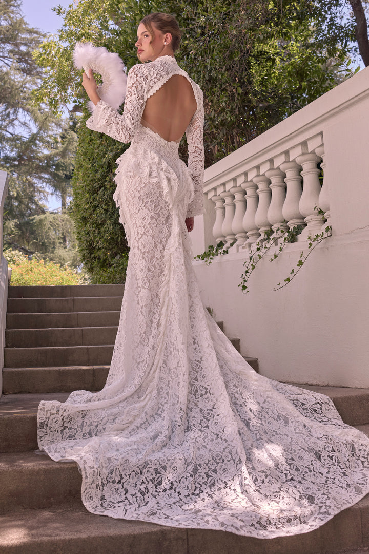 Strapless Bolero Bridal Mermaid Dress by Ladivine WL074