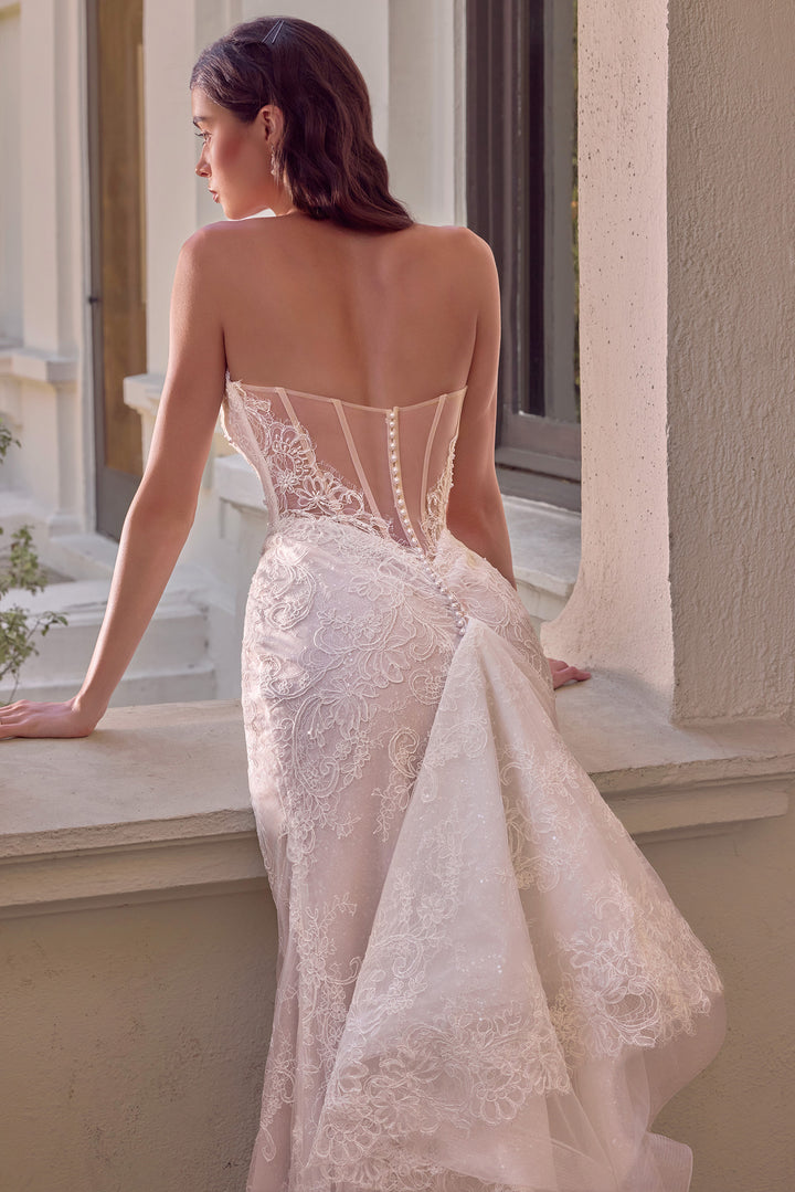 Lace Bridal Mermaid Dress by Ladivine WL080