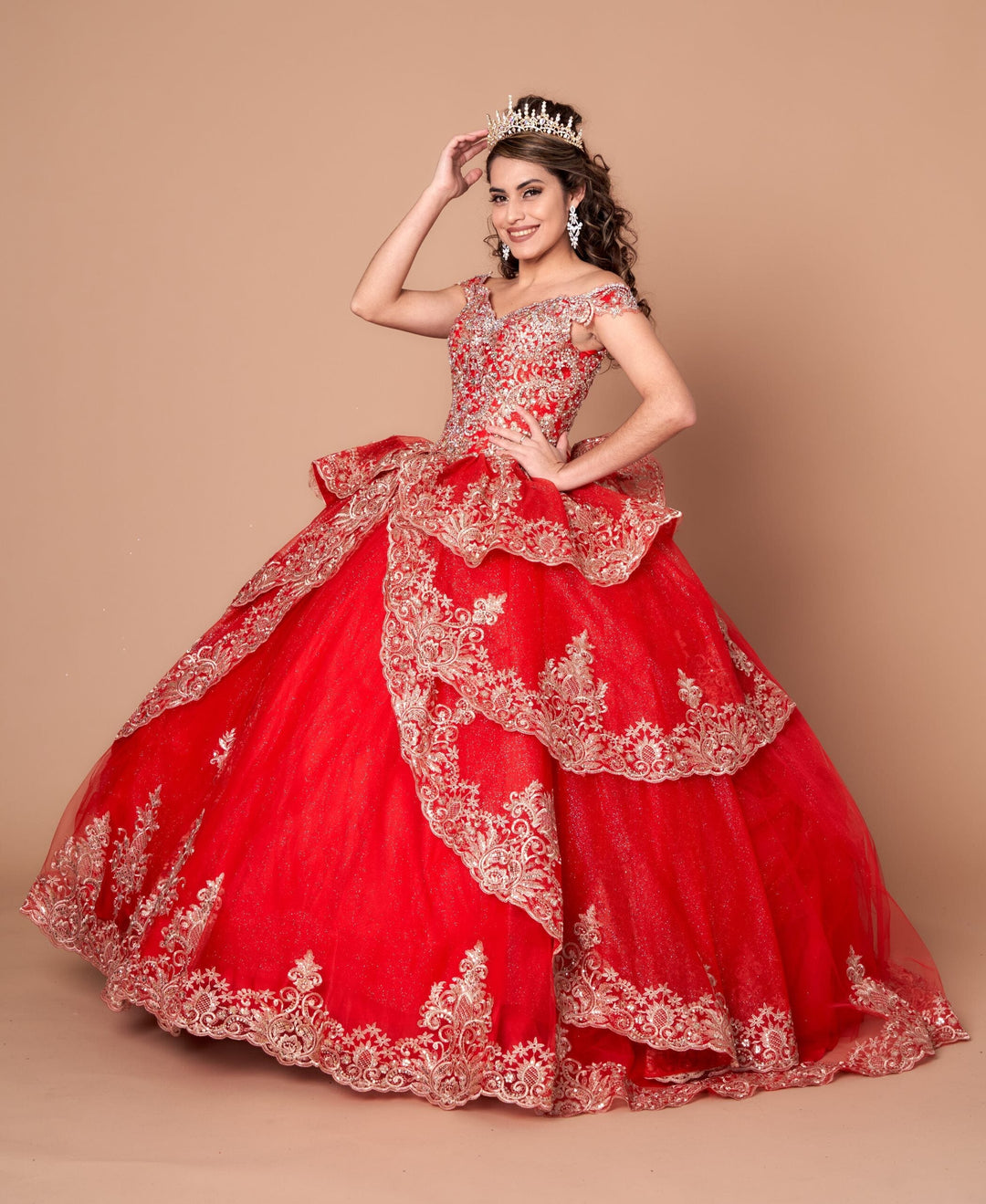 Applique Off Shoulder Layered Ball Gown by Calla WB20525 ABC Fashion Applique Off Shoulder Layered Ball Gown by Calla WB20525 ABC Fashion