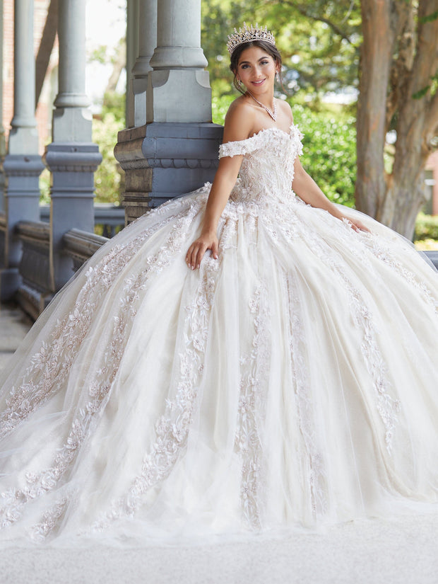 White off the deals shoulder quinceanera dresses