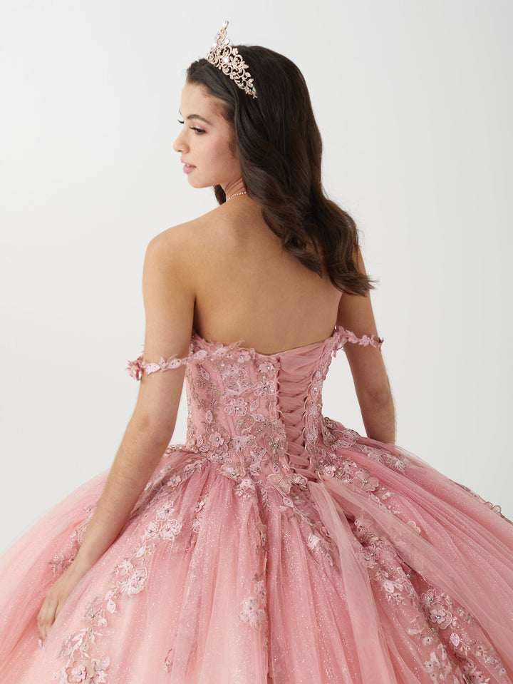Applique Ombre Quinceanera Dress by Fiesta Gowns 56470