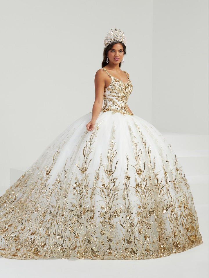 Applique Sleeveless Quinceanera Dress by House of Wu 26050