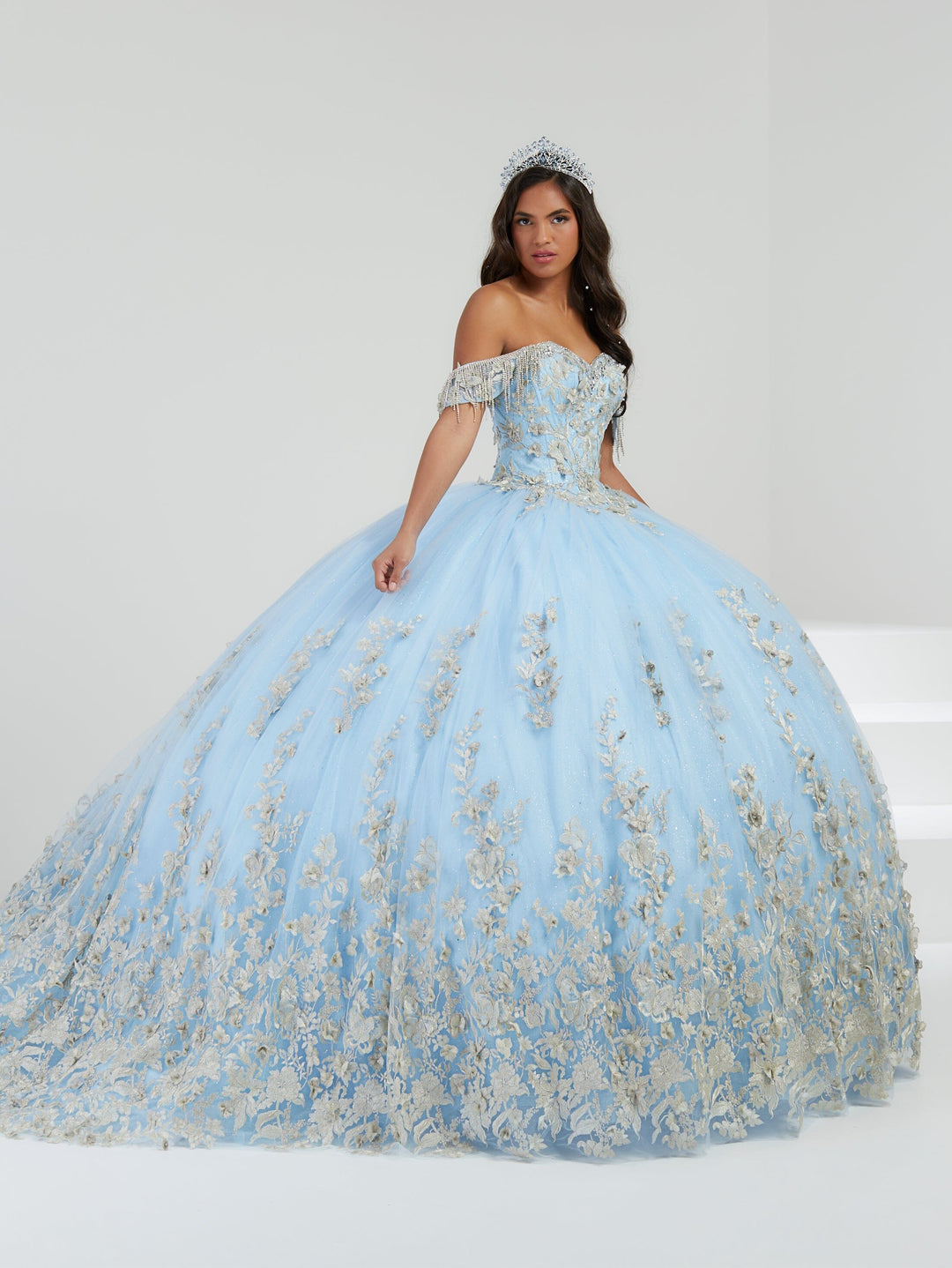 Applique Sweetheart Quinceanera Dress by House of Wu 26056