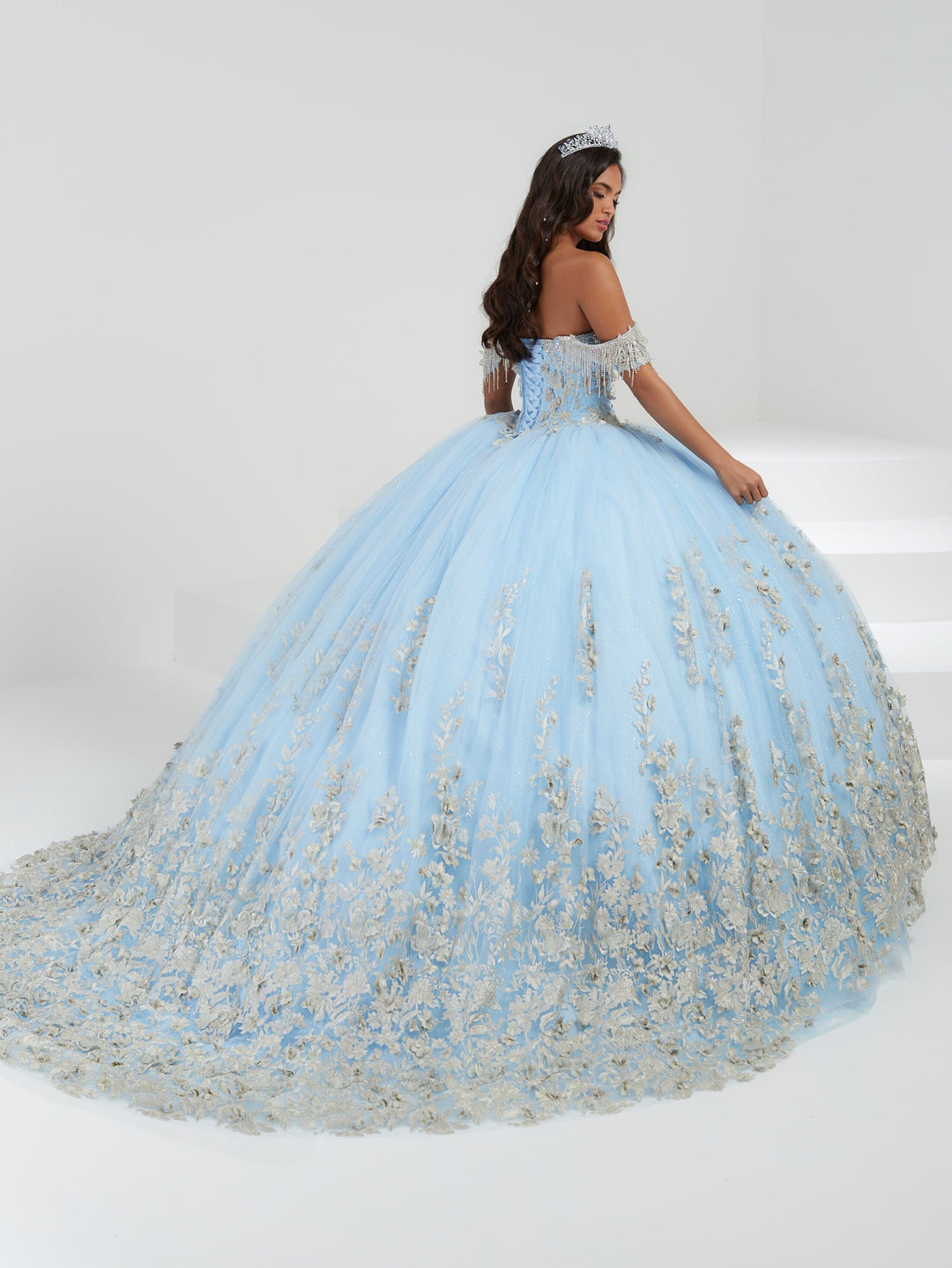 Applique Sweetheart Quinceanera Dress by House of Wu 26056