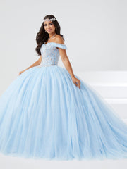 Beaded Off Shoulder Quinceanera Dress by Fiesta Gowns 56460