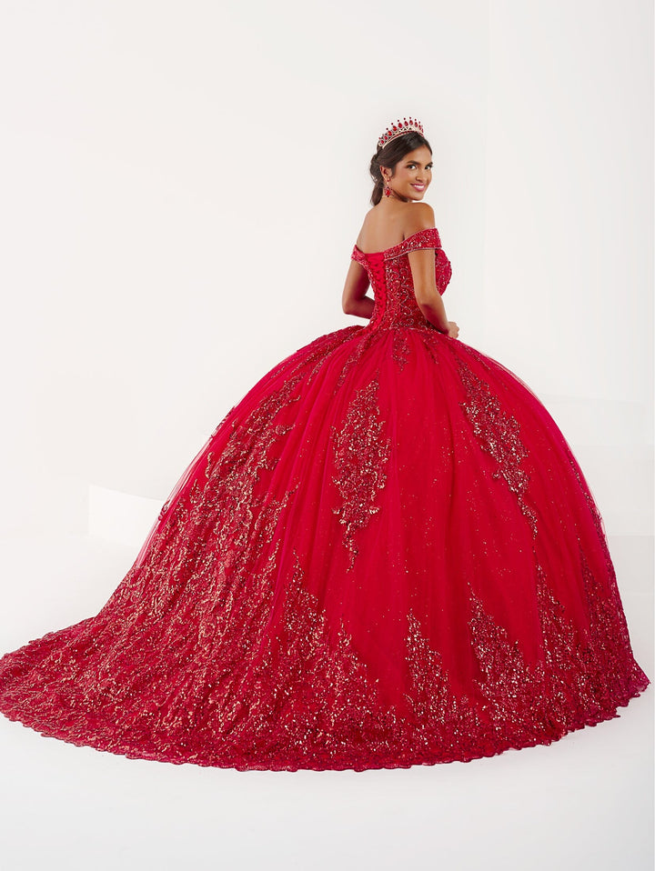 Beaded Off Shoulder Quinceanera Dress by Fiesta Gowns 56501