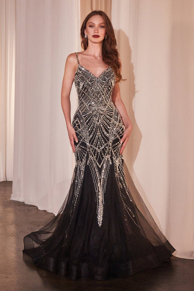 black gold long evening dresses BABEYOND Latest Sheer Crystal-encrusted 1920s Evening Gowns, Roaring 20s Events Costume, Dark Green, Size 4