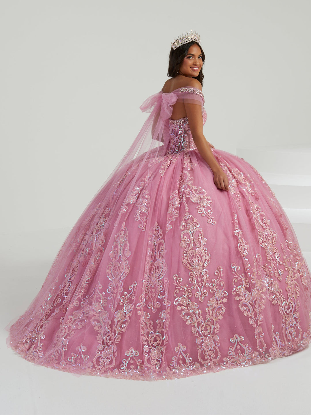 Convertible Strap Quinceanera Dress by Fiesta Gowns 56476