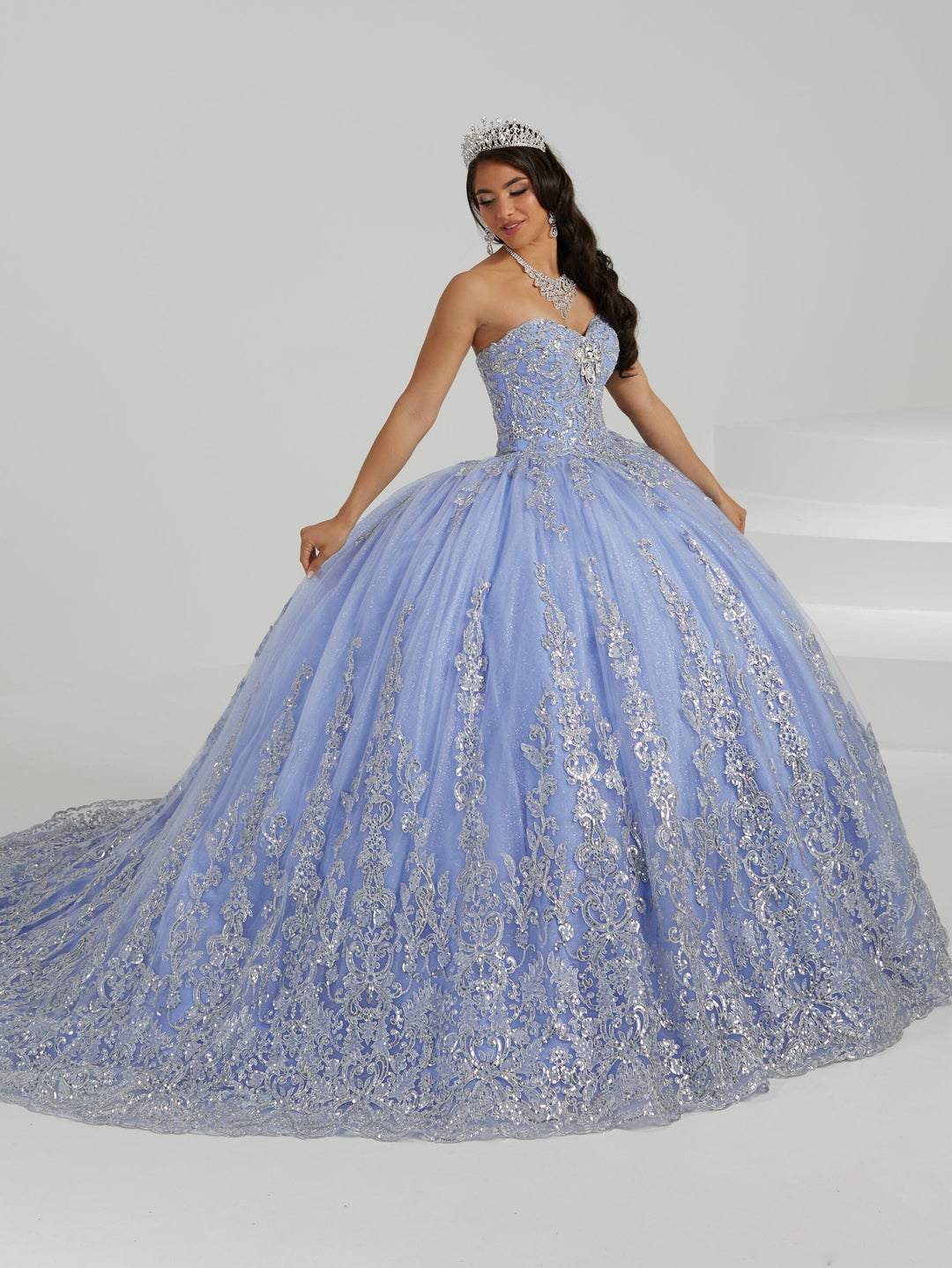 Convertible Strap Quinceanera Dress by Fiesta Gowns 56481