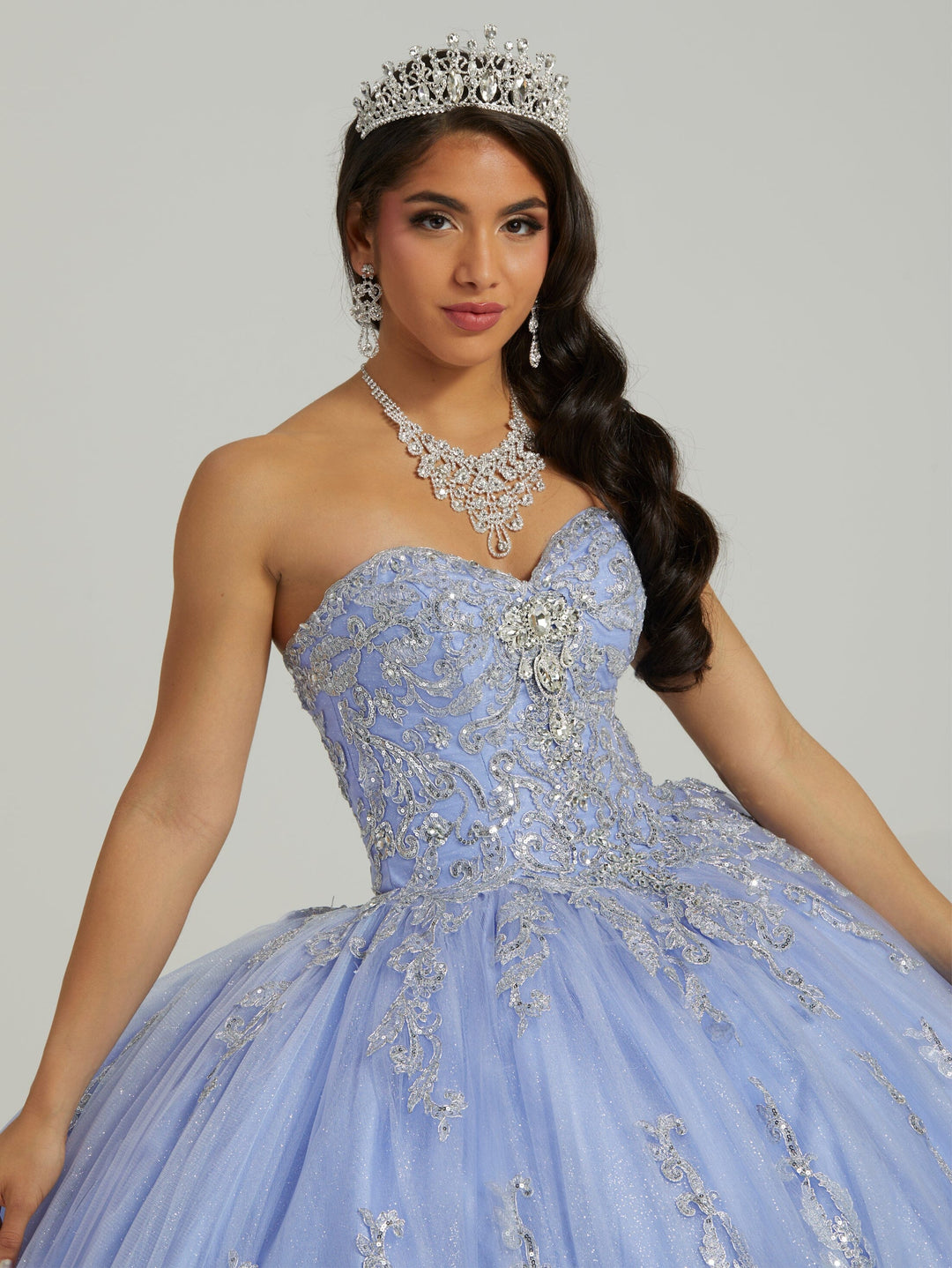 Convertible Strap Quinceanera Dress by Fiesta Gowns 56481
