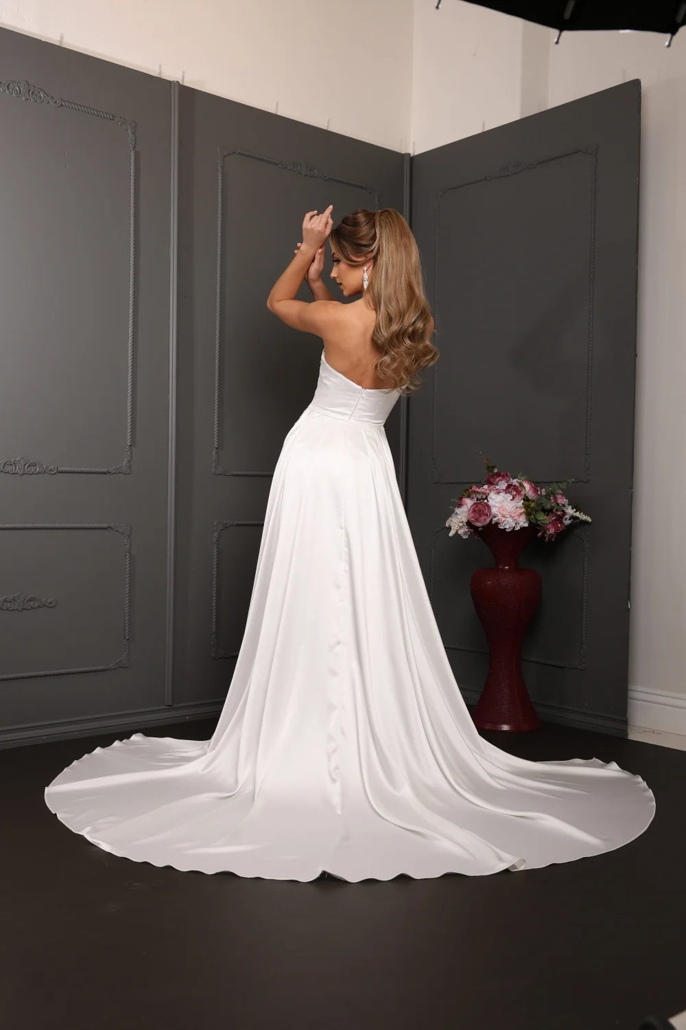 Strapless Overskirt Bridal Gown by May Queen RQ8238