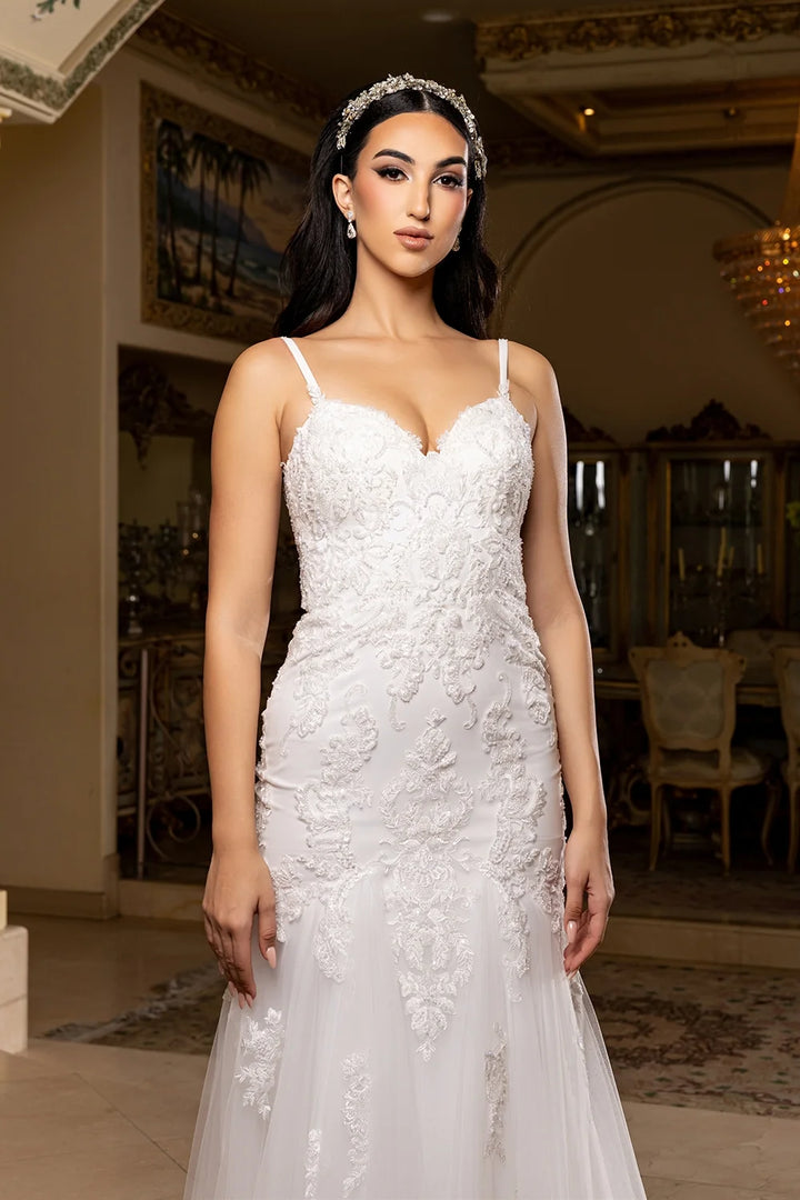 Bolero Mermaid Bridal Gown by May Queen RQ8271
