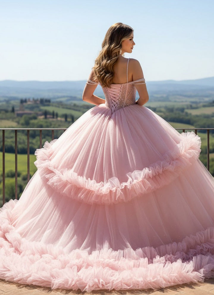 Removable Skirt Ball Gown by Bella Princess PQ1103