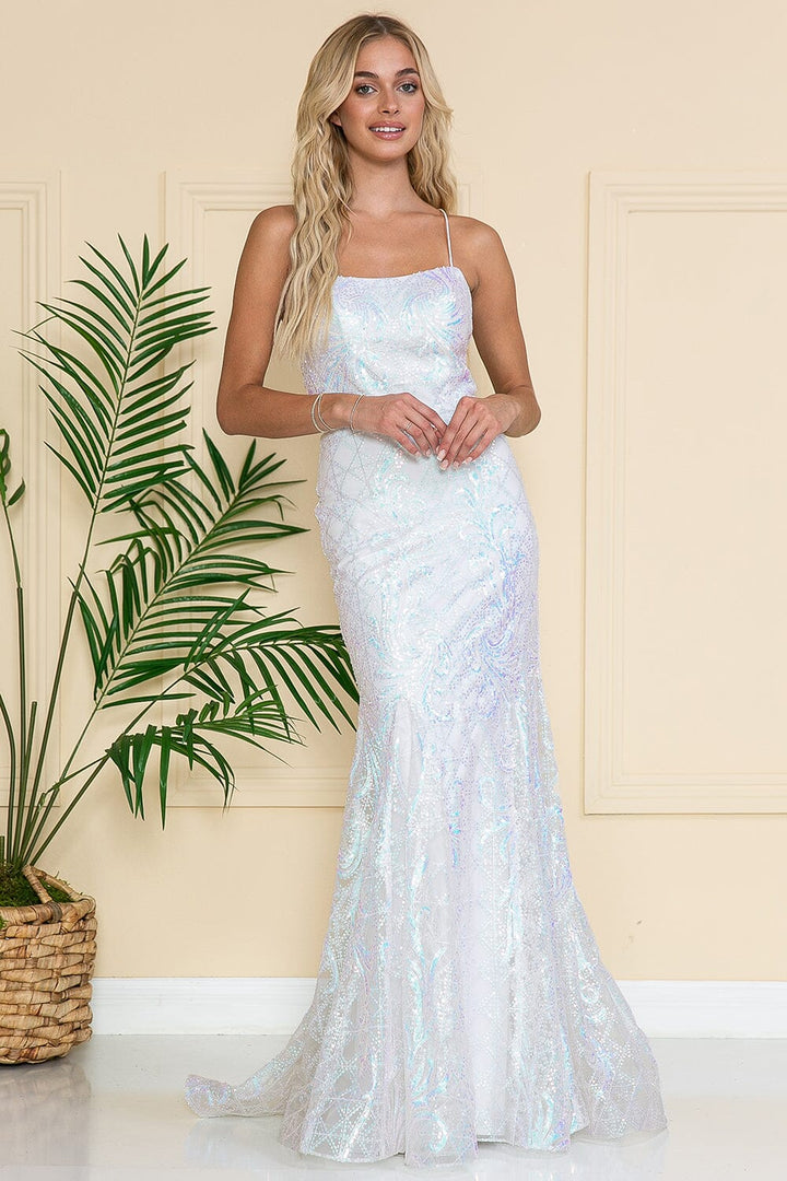 Embellished Sleeveless Mermaid Dress by Amelia Couture 6116