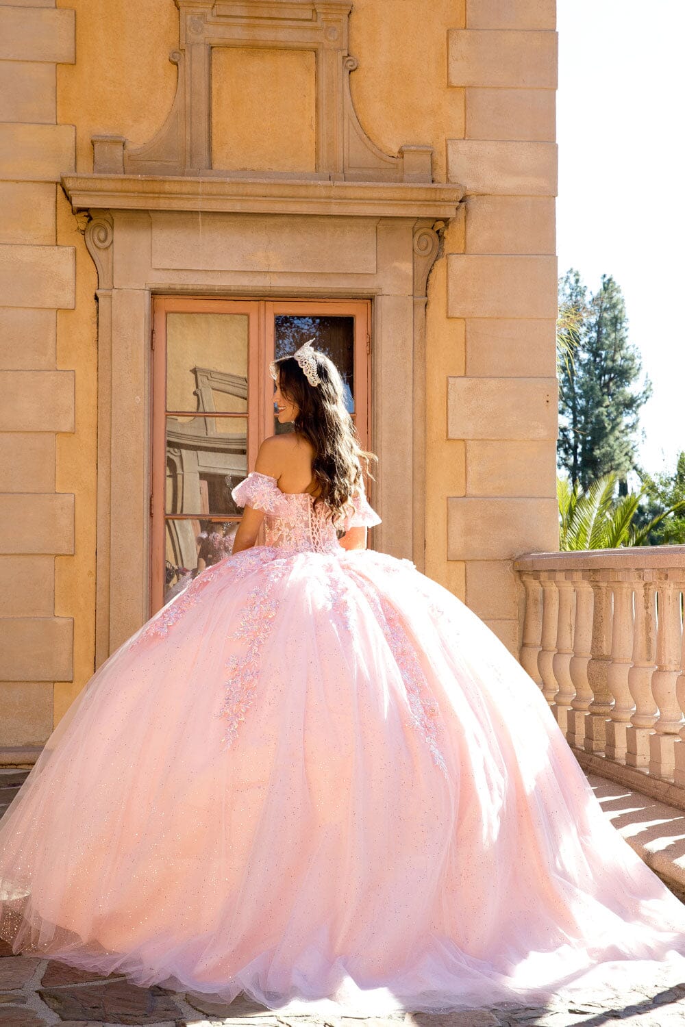 Embroidered Sweetheart Ball Gown by Petite Adele PQ1026