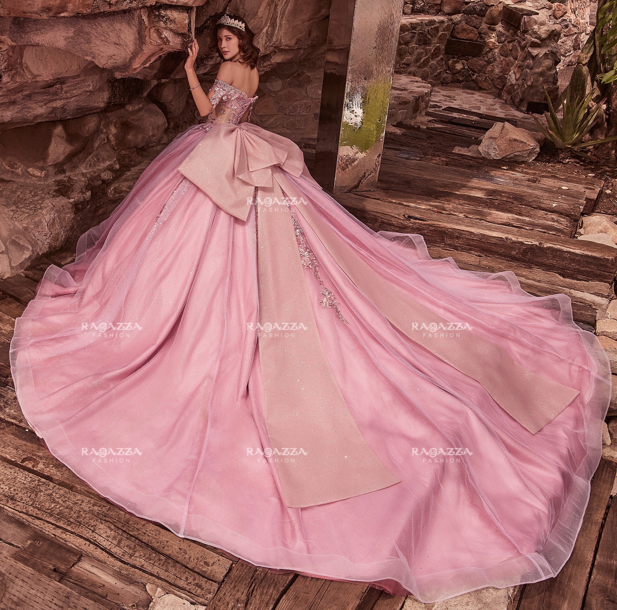 Off Shoulder Quinceanera Dress by Ragazza EV90-690 – ABC Fashion