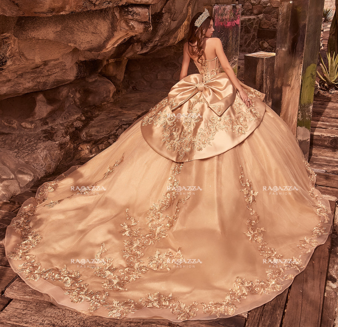 Sweetheart Quinceanera Dress by Ragazza EV93-693