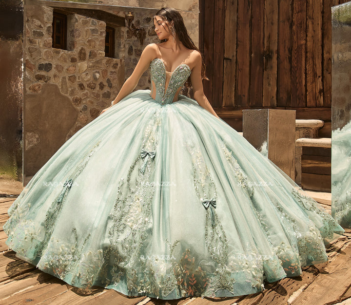 Strapless Quinceanera Dress by Ragazza EV94-694