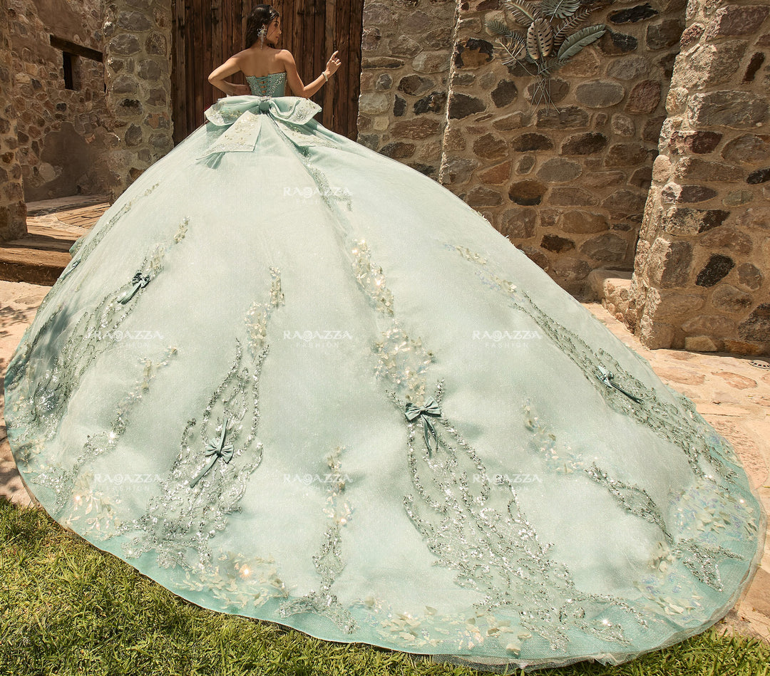 Strapless Quinceanera Dress by Ragazza EV94-694