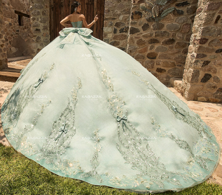 Strapless Quinceanera Dress by Ragazza EV94-694