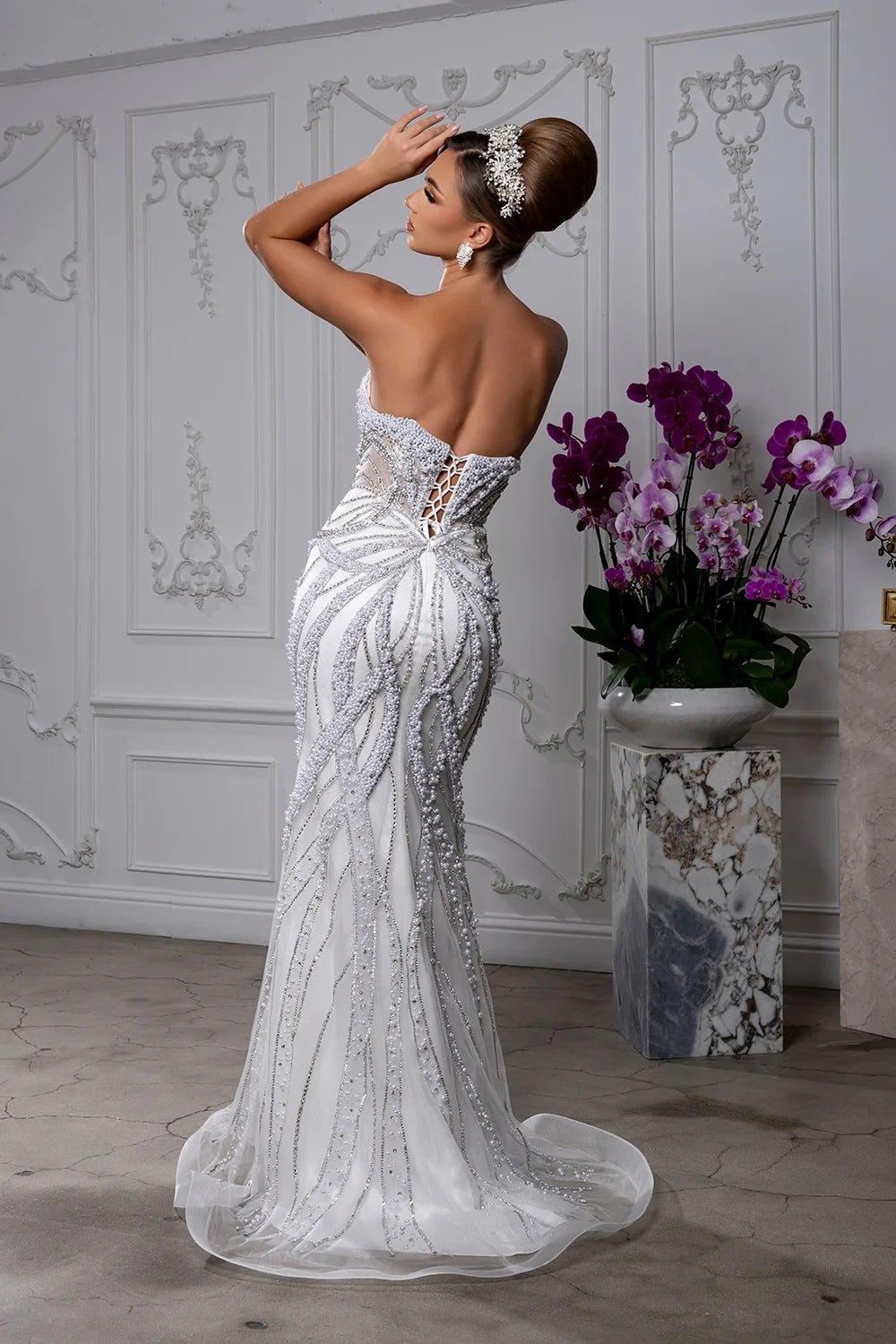 Fitted Strapless Bridal Gown by May Queen RQ8266