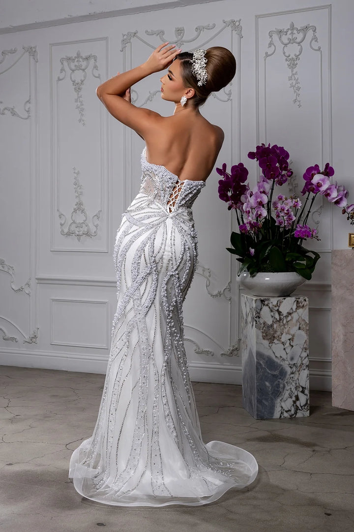 Fitted Strapless Bridal Gown by May Queen RQ8266