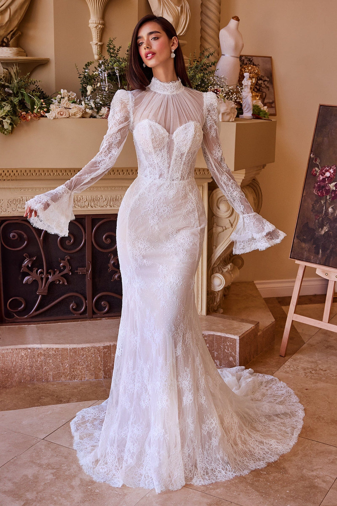 Fitted Strapless Jacket Bridal Gown by Ladivine WL042 ABC Fashion Fitted Strapless Jacket Bridal Gown by Ladivine WL042 ABC Fashion