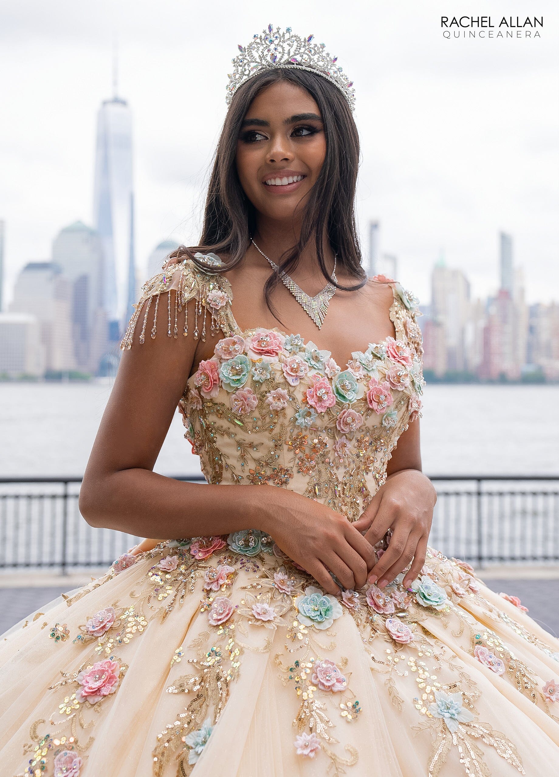 Fringe Cap Sleeve Quinceanera Dress by Rachel Allan RQ3126 – ABC