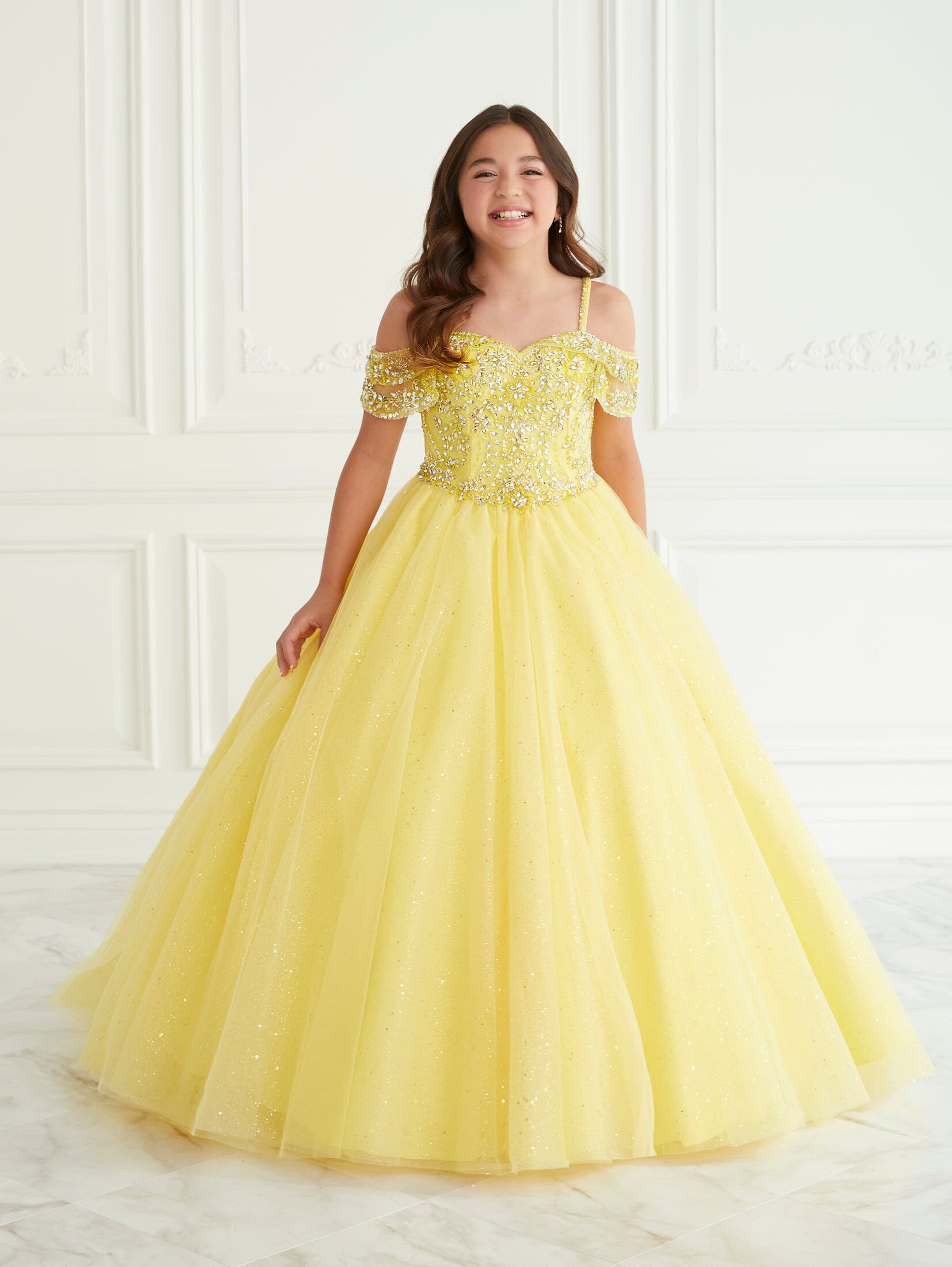 Cold shoulder flower girl dress deals