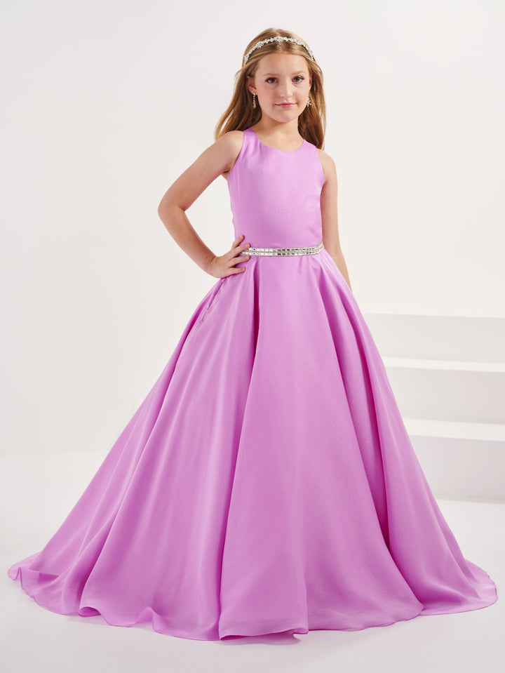 Girls Organza Halter Gown by Tiffany Princess 13703