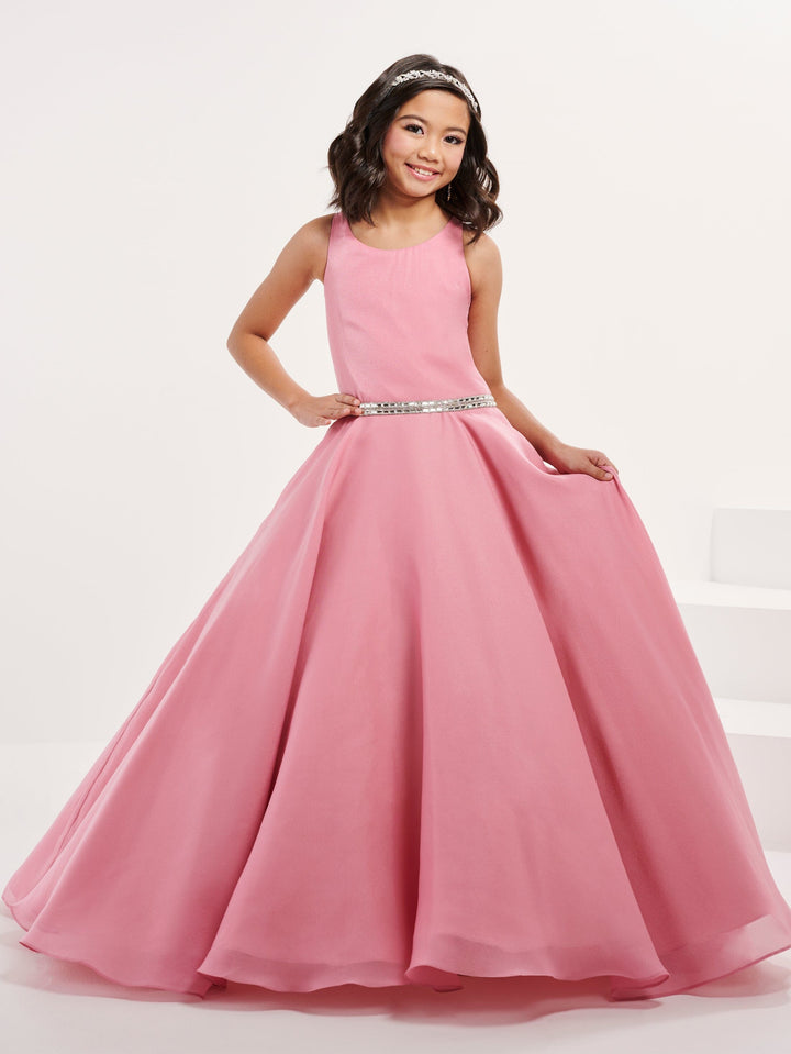 Girls Organza Halter Gown by Tiffany Princess 13703