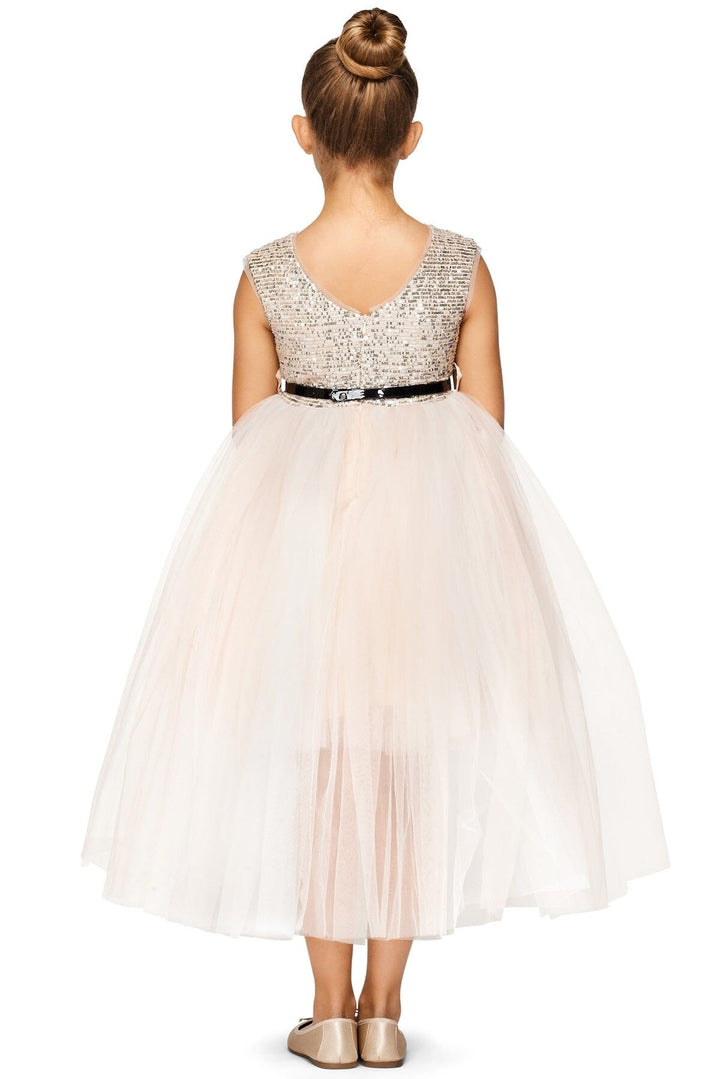 Girls Sequin High Low Dress by Cinderella Couture 5098