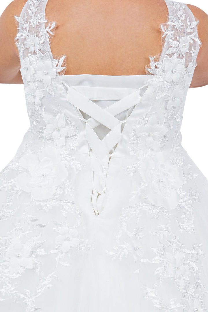 Girls Sleeveless High Low Gown by Cinderella Couture 9153