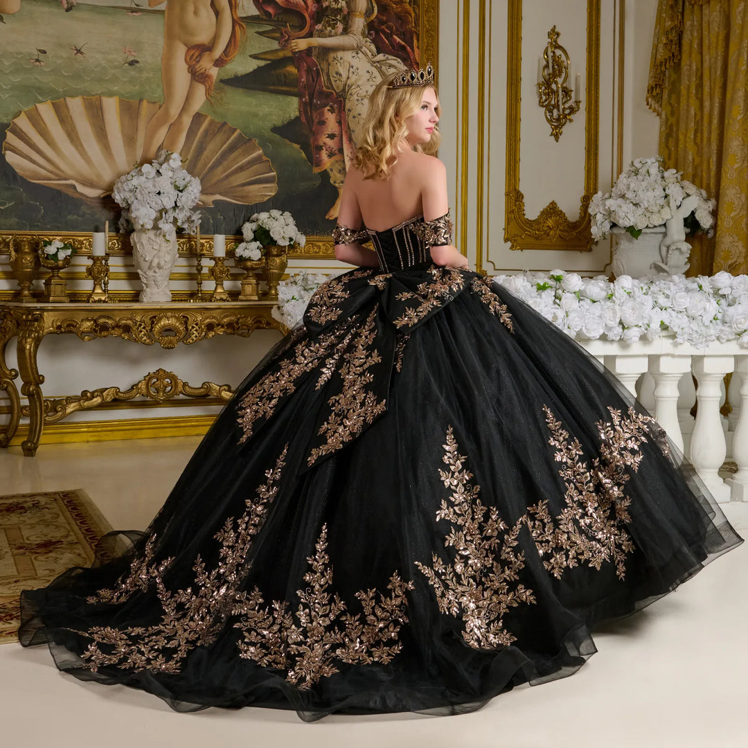 Off Shoulder Ball Gown by Elizabeth GL3640