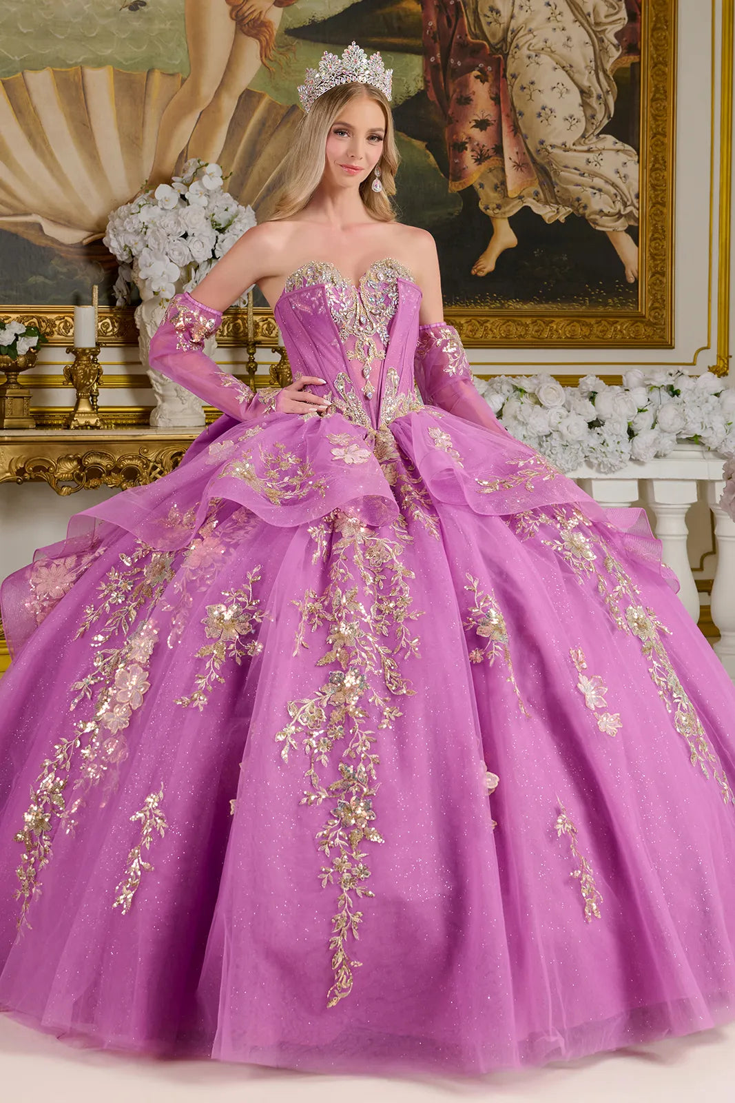 Elizabeth K GL3647 Ball Gown
