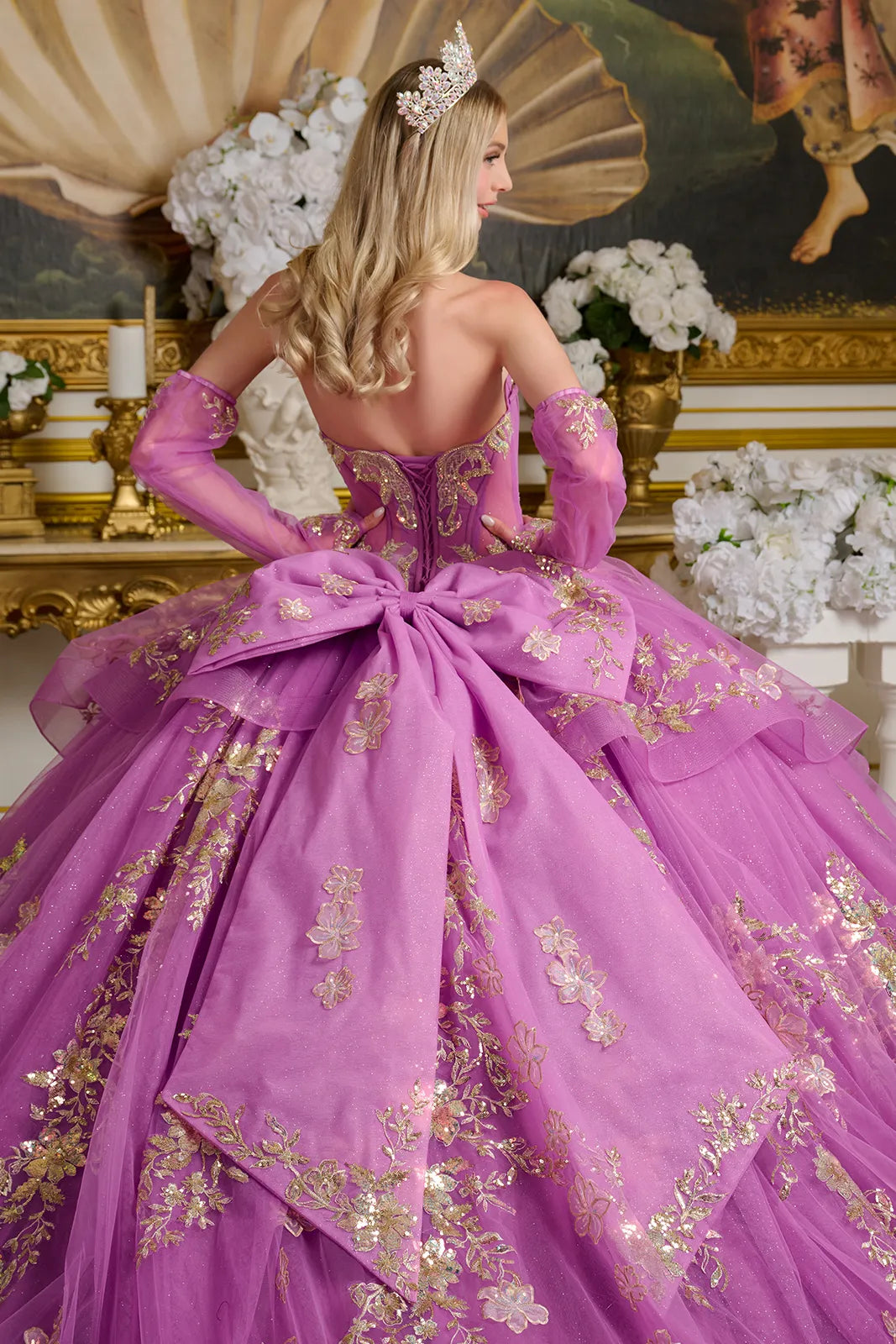 Strapless Long Sleeve Ball Gown By Elizabeth K GL3647 ABC Fashion Strapless Long Sleeve Ball Gown By Elizabeth K GL3647 ABC Fashion