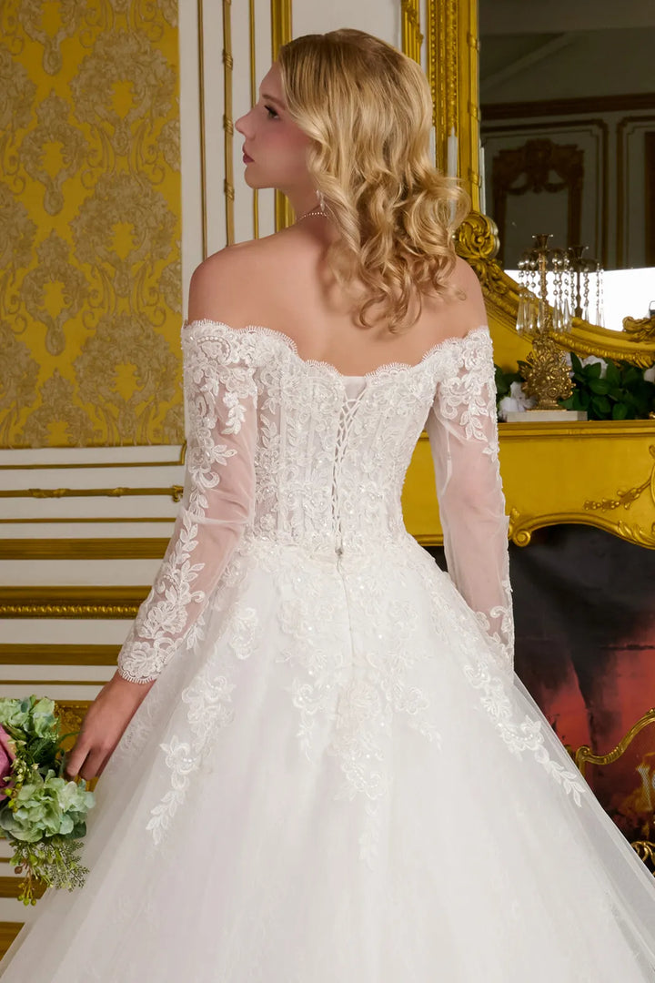 Off Shoulder Bridal Gown by GLS Gloria GL3653