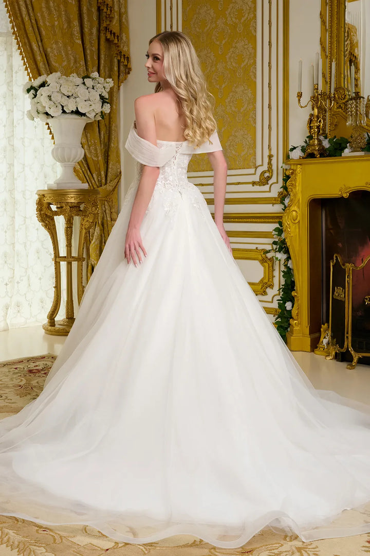 Off Shoulder Bridal Gown by GLS Gloria GL3657